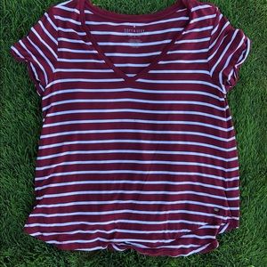 American Eagle Striped Shirt